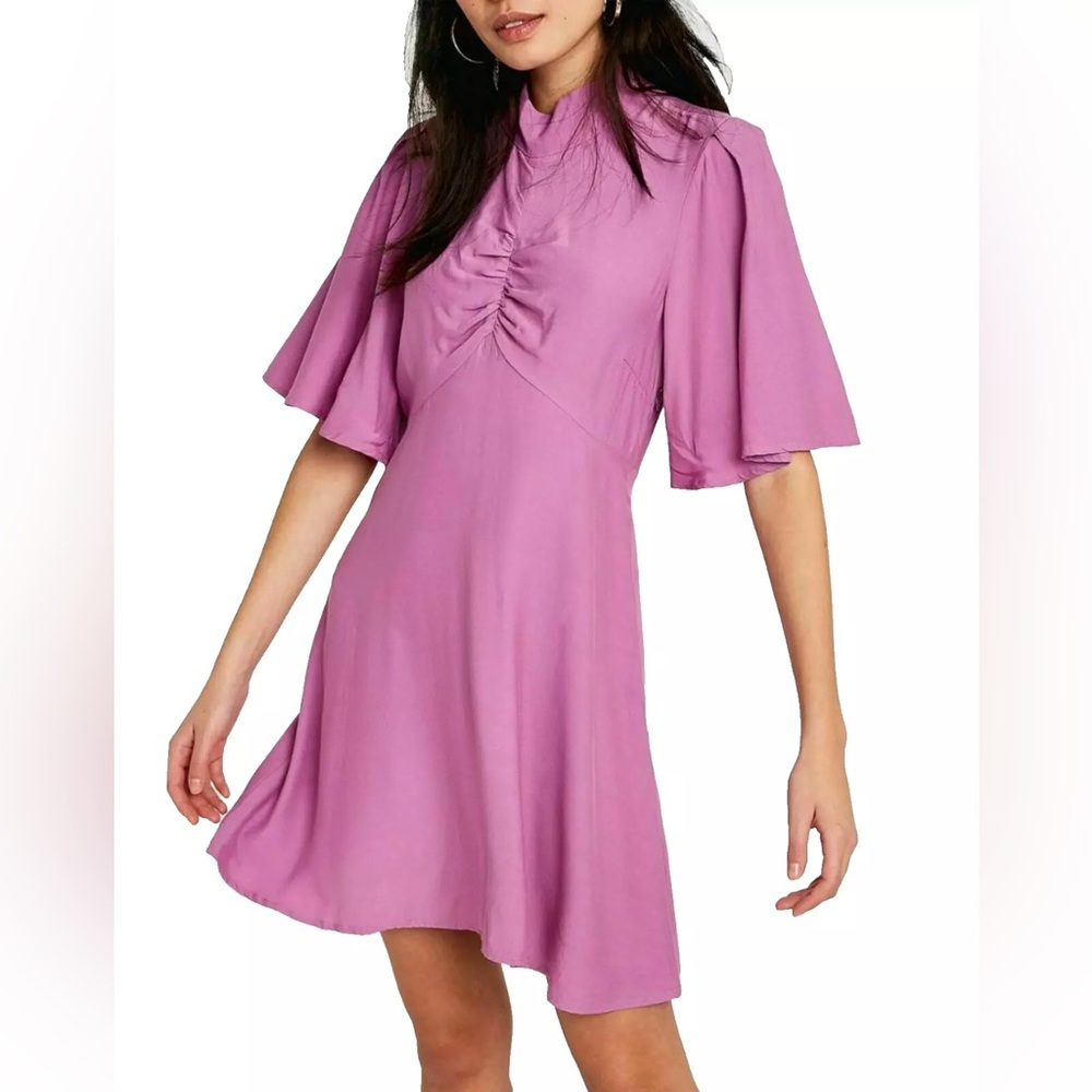 NWT Free People Be My Baby Ruched Mini Dress